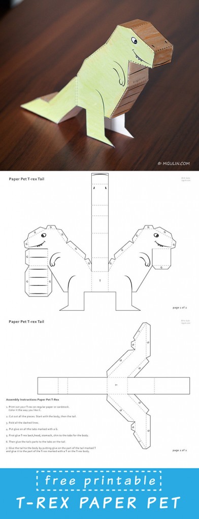 paper t rex